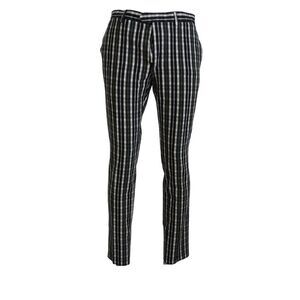 BENCIVENGA Striped Dress Pants Men Black Bottoms